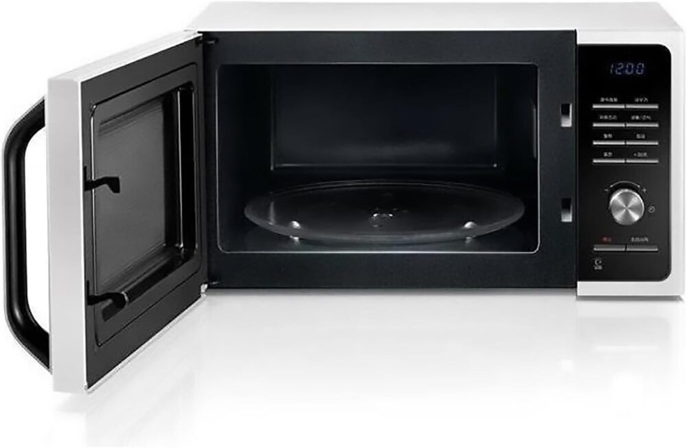 Horno de microondas Samsung con interior de cerámica 1.1 pies (32 L) acabado cristal color Negro - Imagen 2