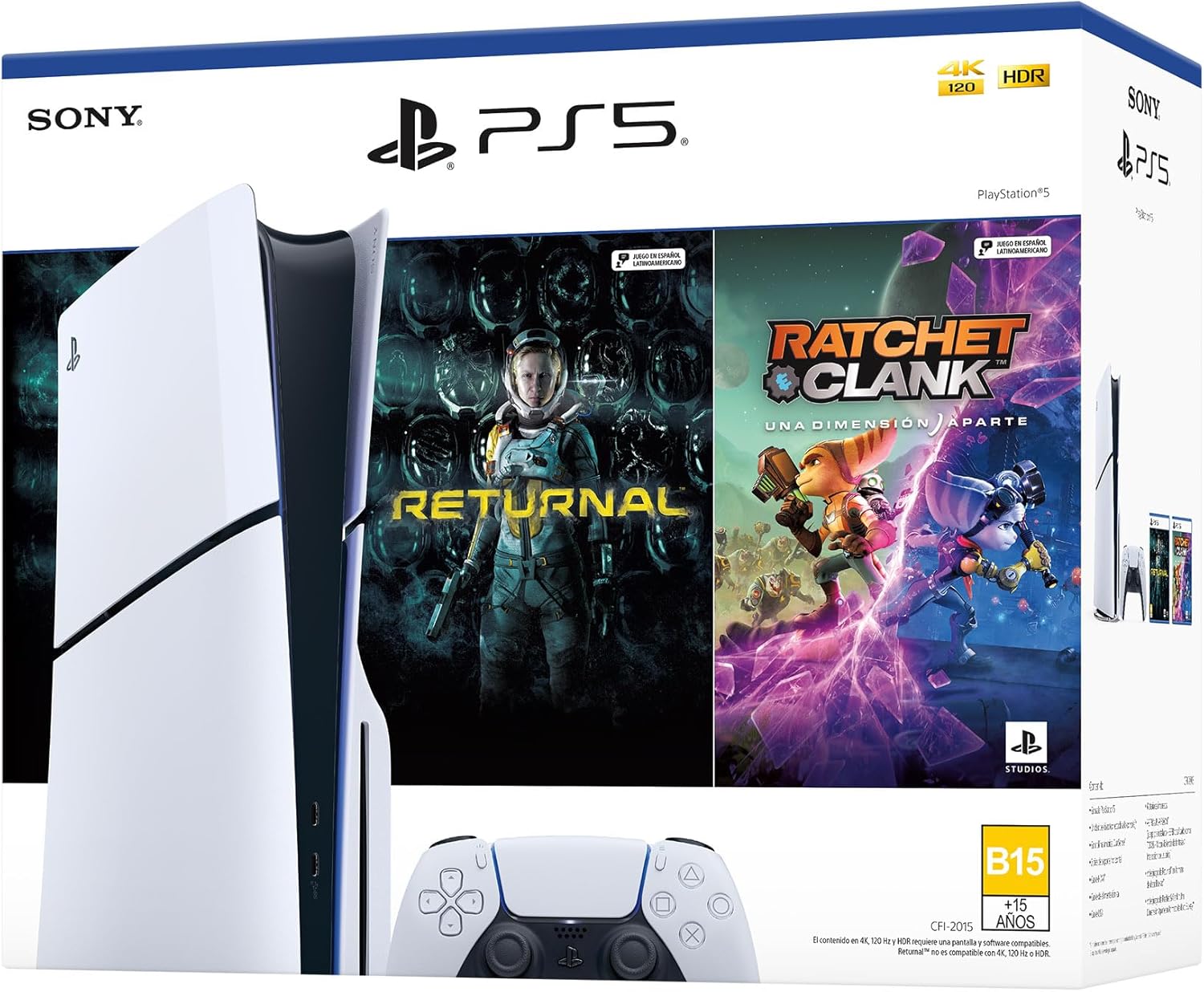 PlayStation®5 (Modelo Slim) - Pack con 2 Juegos - Standard